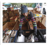 Worker at the Laguna Food Pantry