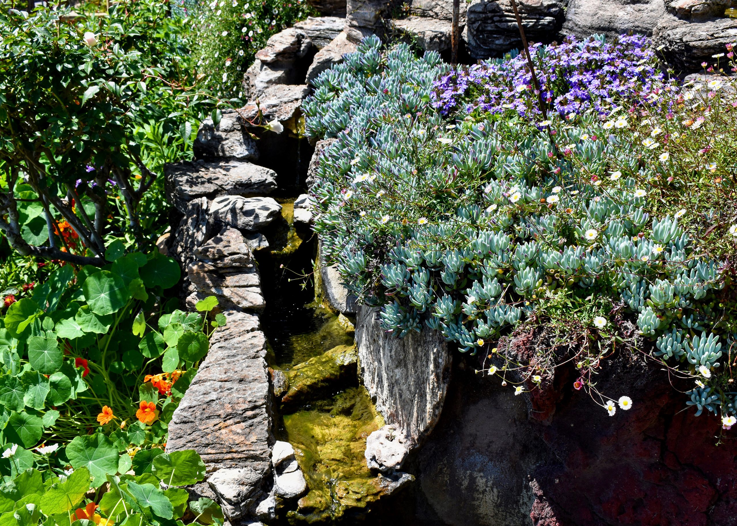 Water feature at Garden #2